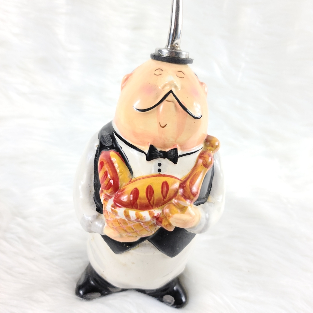 Mustache Waiter Olive Oil Liqour Dispenser